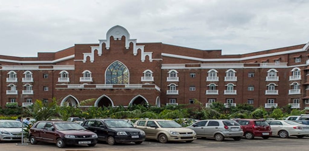 This is an external view of the  hospital.